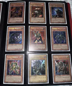 Yugioh Binder Collection Lot High End Cards Vintage RARE Duel Monsters Edison GX - Image 2