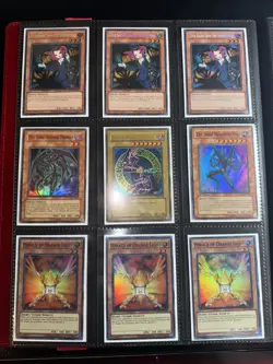 Yugioh Binder Collection Lot High End Cards Vintage RARE Duel Monsters Edison GX - Image 3