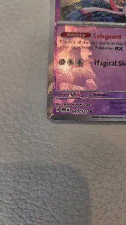 Pokemon Sylveon Prismatic Evolutions Holo Card 040/131 Master Ball Pattern - Image 5