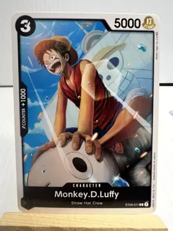 One Piece Card Game Monkey.D.Luffy Starter Deck Monkey.D.Luffy ST08-011 REG - Image 1