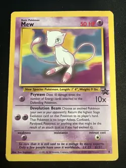 Wizards of the Coast (WotC) Black Star Promo Pokemon Card Lot: Electabuzz & Mew - Image 5