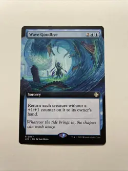 MTG The Lost Caverns of Ixalan Wave Goodbye Extended Art 0047 TCG Card - Image 1