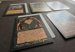 SIGNED MtG Magic Kaja Foglio Artist Proof _5x Fallen Empires _ Rainbow Vale #13! - Image 3