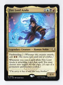 fire lord Azula #220 rare - Magic: The Gathering TLA MINT - Image 1