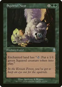 Squirrel Nest 1x Playset MTG Odyssey NM Magic The Gathering - Image 1