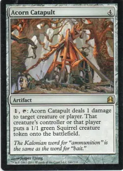 MTG: Commander: Acorn Catapult: Lightly Played Condition - Image 1