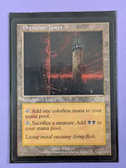 MTG Magic The Gathering: Urza's Saga: Phyrexian Tower Rare #322/350 - NM - Image 1