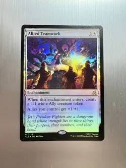 Allied Teamwork - 213 - MTG Avatar: The Last Airbender - Rare - FOIL - Image 1