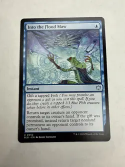 Magic The Gathering MTG Into the Flood Maw Bloomburrow Regular #52 NM - Image 1