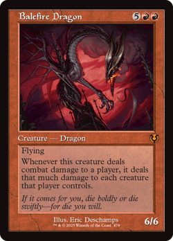 Balefire Dragon (Retro Frame) [Innistrad Remastered] Magic MTG - Image 1