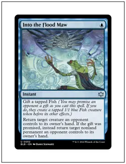 1x Into the Flood Maw, Magic the Gathering MTG NM - Image 1