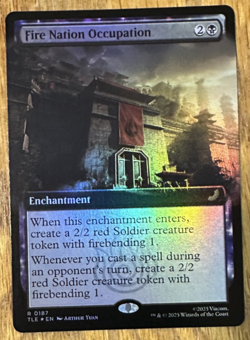 MTG: Avatar: The Last Airbender Eternal-Legal, Fire Nation Occupation 0187- Foil - Image 1