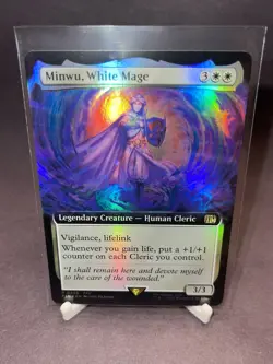 Minwu, White Mage (Extended Art) Final Fantasy Foil - Image 1