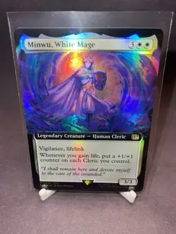 Minwu, White Mage (Extended Art) Final Fantasy Foil - Image 2