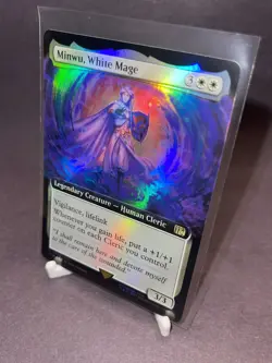 Minwu, White Mage (Extended Art) Final Fantasy Foil - Image 4