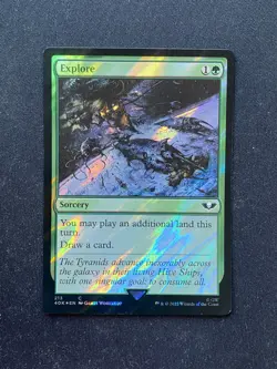 Explore (SURGE FOIL) - Warhammer 40k Magic the Gathering - Image 1