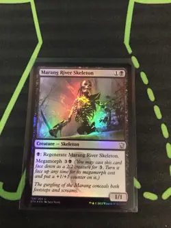 MTG Magic The Gathering Marang River Skeleton Foil Black Commander - Image 1