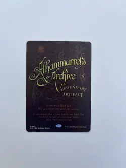 Alhammarret's Archive FOIL Secret Lair Encyclopedia Magic The Gathering MTG - Image 1