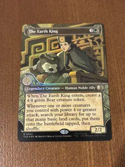 x1 The Earth King - Foil - Showcase R MTG Avatar: The Last Airbender M/NM, Engli - Image 1