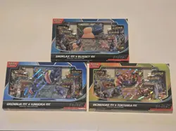 Pokemon Snorlax EX, Greninja EX, & Incineroar EX Special Collection Boxes-Sealed - Image 1