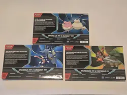 Pokemon Snorlax EX, Greninja EX, & Incineroar EX Special Collection Boxes-Sealed - Image 2