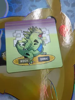 Pokemon 3d Lenticular Card Tyranitar - Image 1