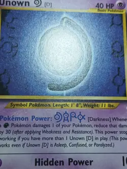 MP Unown [D] Uncommon Neo Discovery 47/75 - POKEMON TCG - Image 4