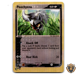 Poochyena 64/109 Reverse Holo 2003 EX Ruby and Sapphire Pokemon NM sb1 - Image 1