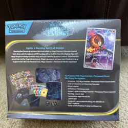 Pokemon ETB Mega Evolution Phantasmal Flames Sealed Elite Trainer Box New TCG - Image 2