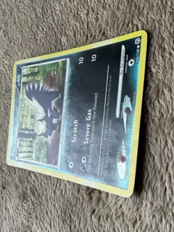 2007 Pokemon TCG Diamond & Pearl Stunky Lv17 HP60 Reverse Holo 102/130 LP - Image 5