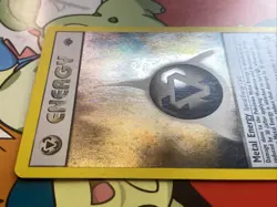 2000 WOTC Pokemon Metal Energy 19/111 Neo Genesis 1st Edition LP ?? DOUBLE Swirl - Image 3