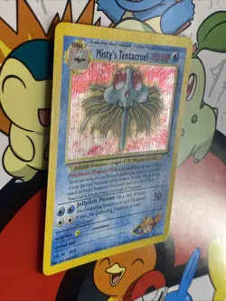 Pokemon TCG Misty’s Tentacruel 10/132 Holo Rare 2000 Gym Heroes WOTC NM - Image 3