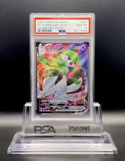 2020 Pokemon SWSH Gardevoir VMAX #17 Champions Path PSA 10 GEM MINT - Image 1