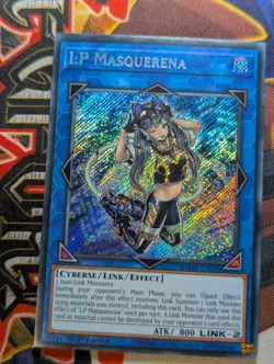 Yugioh I:P Masquerena BLMR-EN085 Secret Rare 1st Ed - LP - Image 1