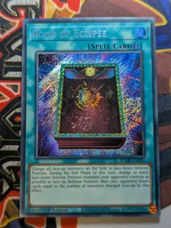 Book of Eclipse BLMR-EN090 Secret Rare 1st Edition YuGiOh TCG Card - Image 1
