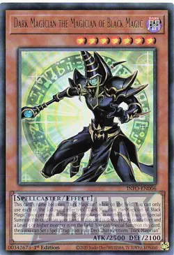 Yugioh INFO-EN006 - Dark Magician the Magician of Black Magic - Ultra Rare - Image 1