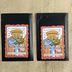 Pokkedo v4 Sealed Booster Packs Pokemon Parody Cards Fan Art 2 Pack Lot - Image 1