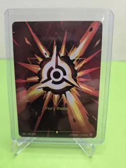 2025 League of Legends Riftbound English TCG Card Fury Rune OGN·007a/298 Alt Art - Image 1