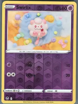 Pokemon Cards - SWSH12: Silver Tempest Swirlix - Image 1