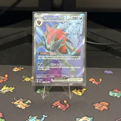N’s Zoroark ex 175/159 Journey Together Full Art Double Rare Holo Pokemon Card - Image 1