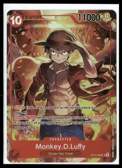 Monkey.D.Luffy (Treasure Booster Set) SR One Piece Promotion Cards ST10-006 NM - Image 1