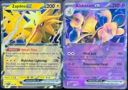 2023 POKEMON SCARLET & VIOLET BLACK STAR PROMO HOLO - 2 CARD LOT - Image 1