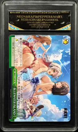 Weiss Schwarz Cards JPN. Neon & Rapi & Pepper & Mary CR NIKKE PCG 10 GEM-MT - Image 1