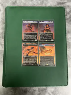Magic Lord Of The Rings 2023 Binder Cards 225 Cards Holo, Rare, One ring promo!! - Image 1