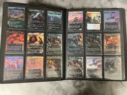 Magic Lord Of The Rings 2023 Binder Cards 225 Cards Holo, Rare, One ring promo!! - Image 5