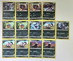 Pokemon TCG: Battle Academy Eevee Deck 13 Card Lot - Darkrai, Zoroark, Obstagoon - Image 1
