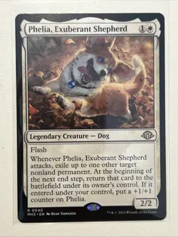 MTG Phelia Exuberant Shepherd 40 Modern Horizons 3 Regular Card NM Condition - Image 1