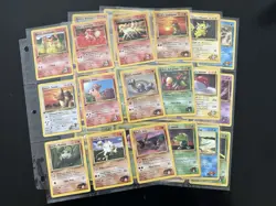 Pokemon Gym Heroes 1st Edition Complete Set Of Commons - NO TRAINERS/ENERGY Card - Image 1