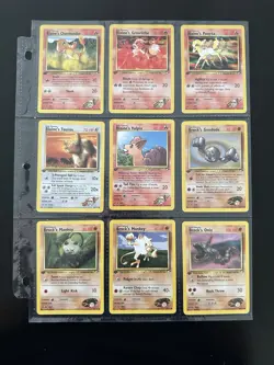 Pokemon Gym Heroes 1st Edition Complete Set Of Commons - NO TRAINERS/ENERGY Card - Image 2
