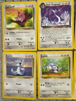 Lot Of 17 VTG Pokemon TCG Cards Jigglypuff Dratini Dragonair Spearow Fearow Y2K - Image 4